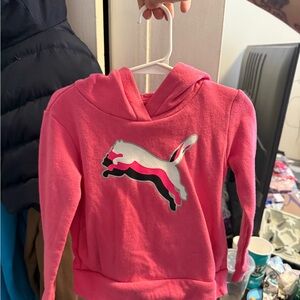 Puma Kids Bright Pink Hoodie